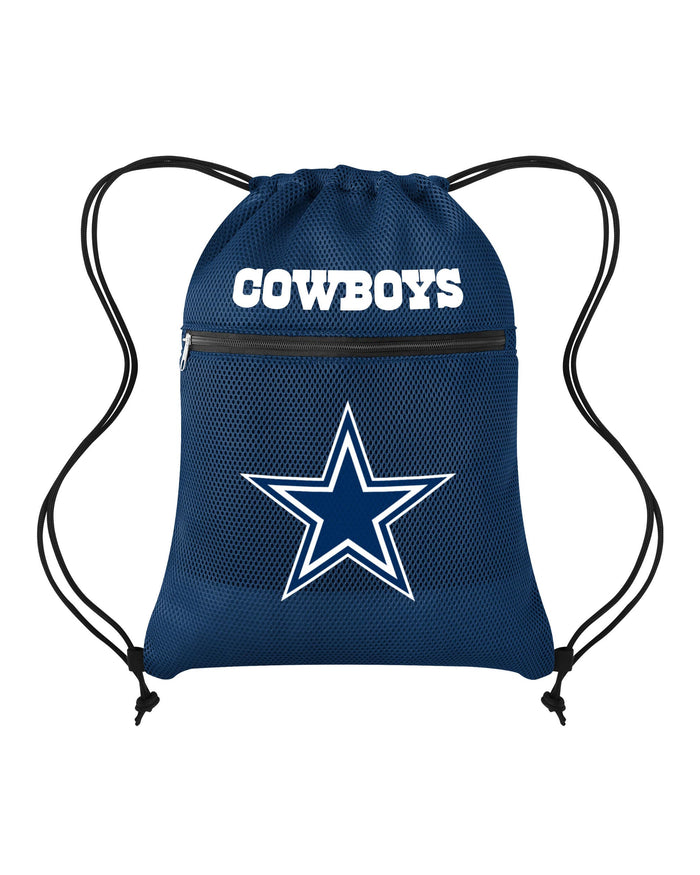 Dallas Cowboys Mesh Pocket Drawstring Backpack FOCO - FOCO.com