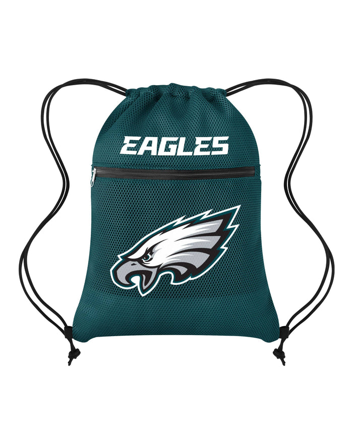 Philadelphia Eagles Mesh Pocket Drawstring Backpack FOCO - FOCO.com