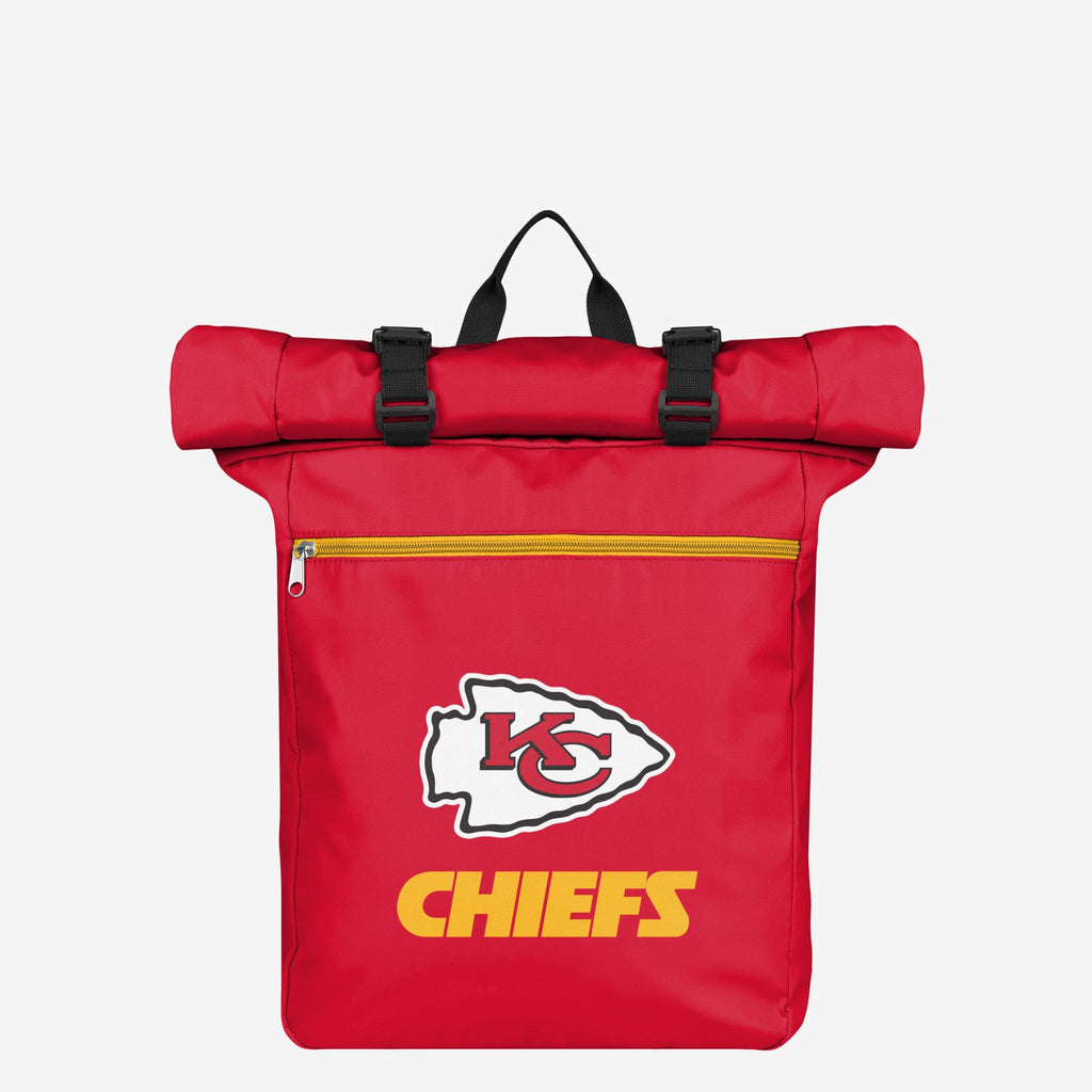 Kansas City Chiefs Rollup Backpack FOCO - FOCO.com