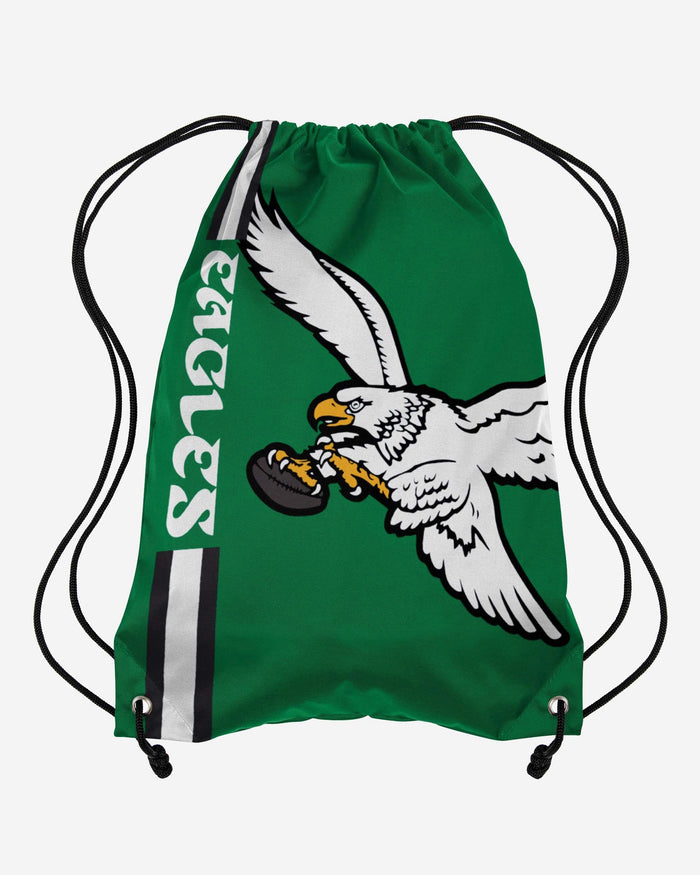 Philadelphia Eagles Retro Kelly Green Big Logo Drawstring Backpack FOCO - FOCO.com