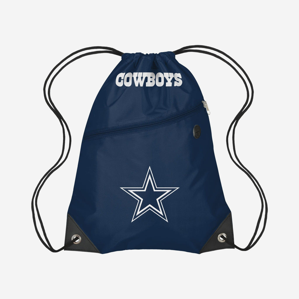 Dallas Cowboys Pocket Drawstring Backpack FOCO - FOCO.com