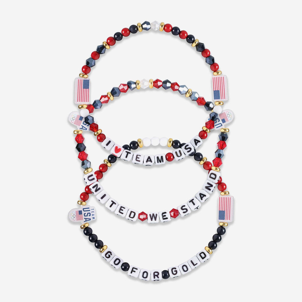 Team USA 3 Pack Friendship Bracelet FOCO - FOCO.com