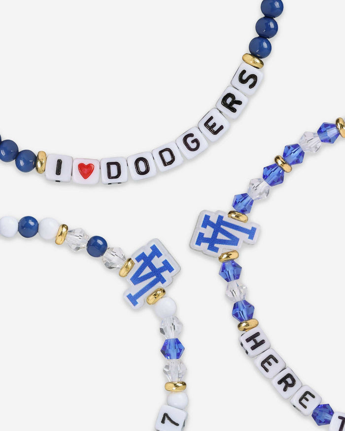 Shohei Ohtani Los Angeles Dodgers 3 Pack Player Friendship Bracelet FOCO - FOCO.com