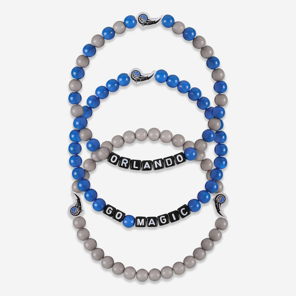 Orlando Magic 3 Pack Beaded Friendship Bracelet FOCO - FOCO.com