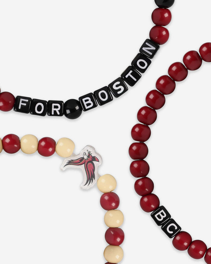 Boston College Eagles 3 Pack Beaded Friendship Bracelet FOCO - FOCO.com