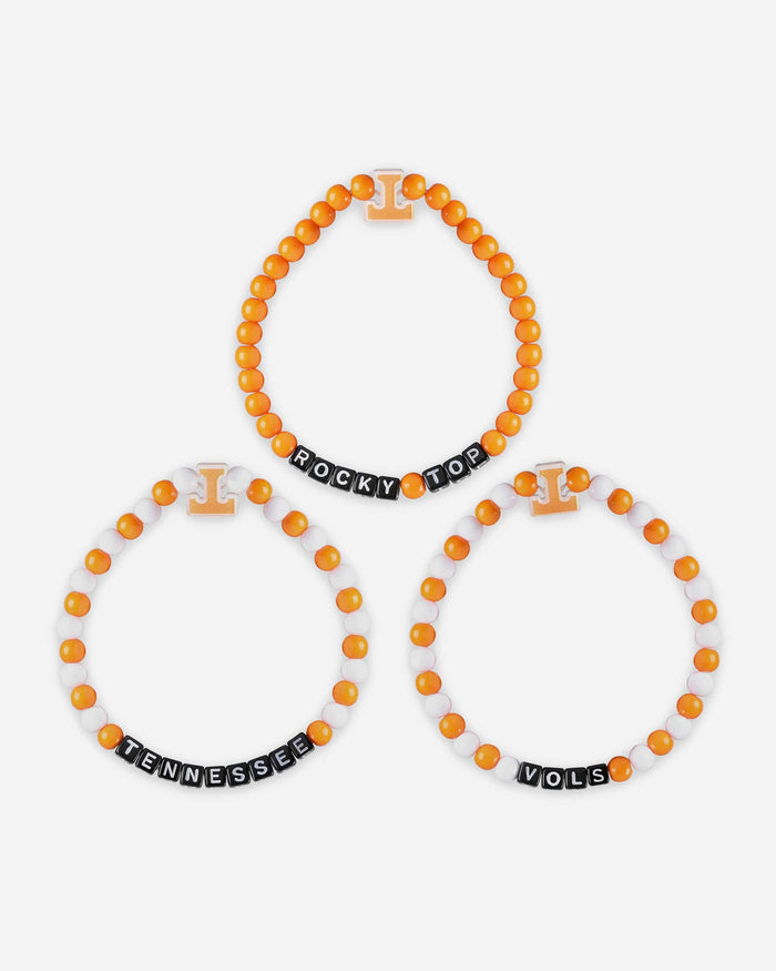 Tennessee Volunteers 3 Pack Beaded Friendship Bracelet FOCO - FOCO.com