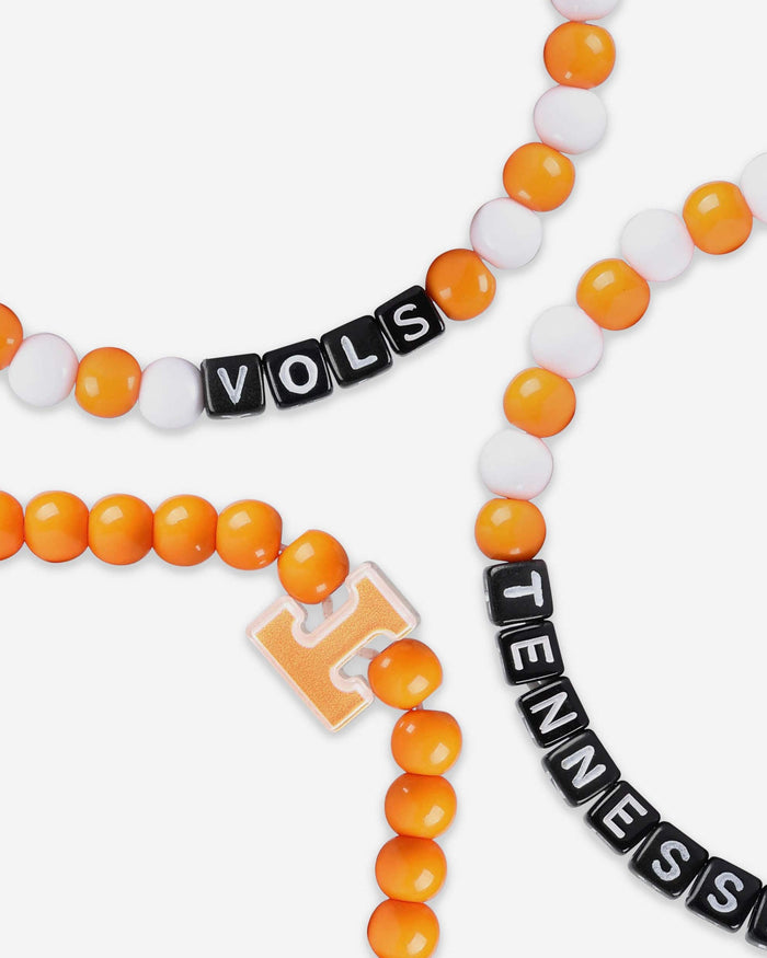 Tennessee Volunteers 3 Pack Beaded Friendship Bracelet FOCO - FOCO.com
