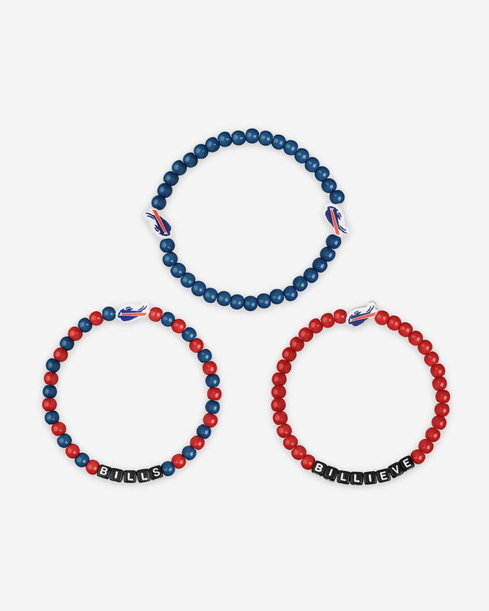 Buffalo Bills 3 Pack Beaded Friendship Bracelet FOCO - FOCO.com