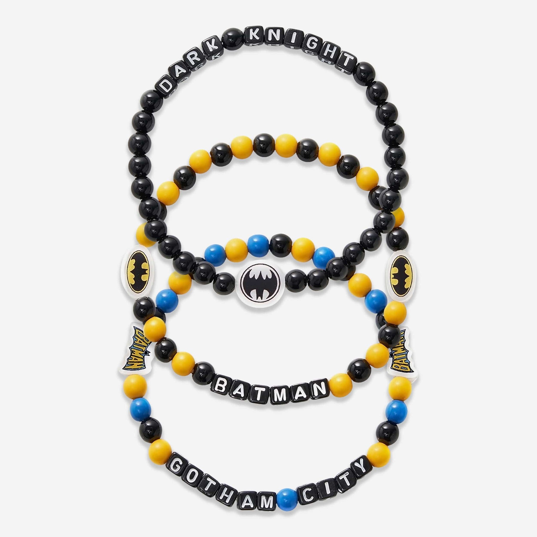 Batman™ DC 3 Pack Beaded Friendship Bracelet