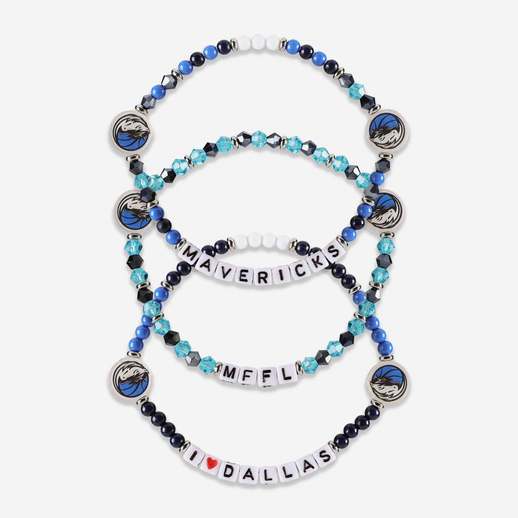 Dallas Mavericks 3 Pack Friendship Bracelet FOCO - FOCO.com