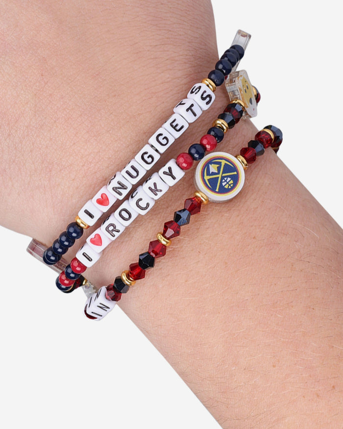 Denver Nuggets 3 Pack Friendship Bracelet FOCO - FOCO.com