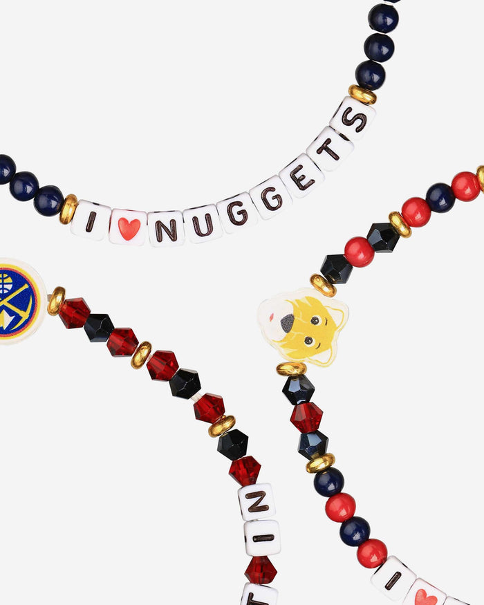 Denver Nuggets 3 Pack Friendship Bracelet FOCO - FOCO.com