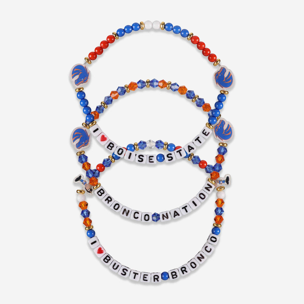 Boise State Broncos 3 Pack Friendship Bracelet FOCO - FOCO.com