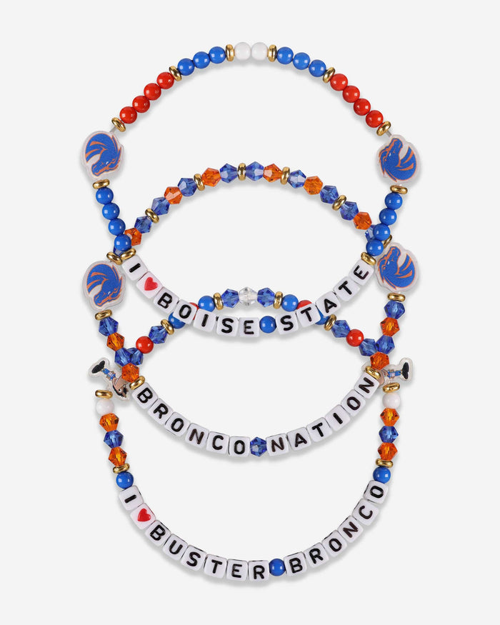 Boise State Broncos 3 Pack Friendship Bracelet FOCO - FOCO.com