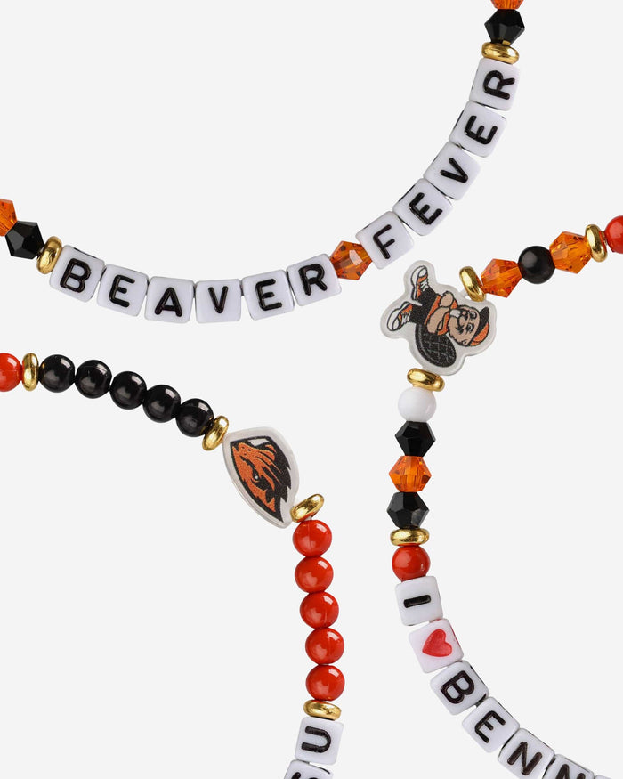 Oregon State Beavers 3 Pack Friendship Bracelet FOCO - FOCO.com