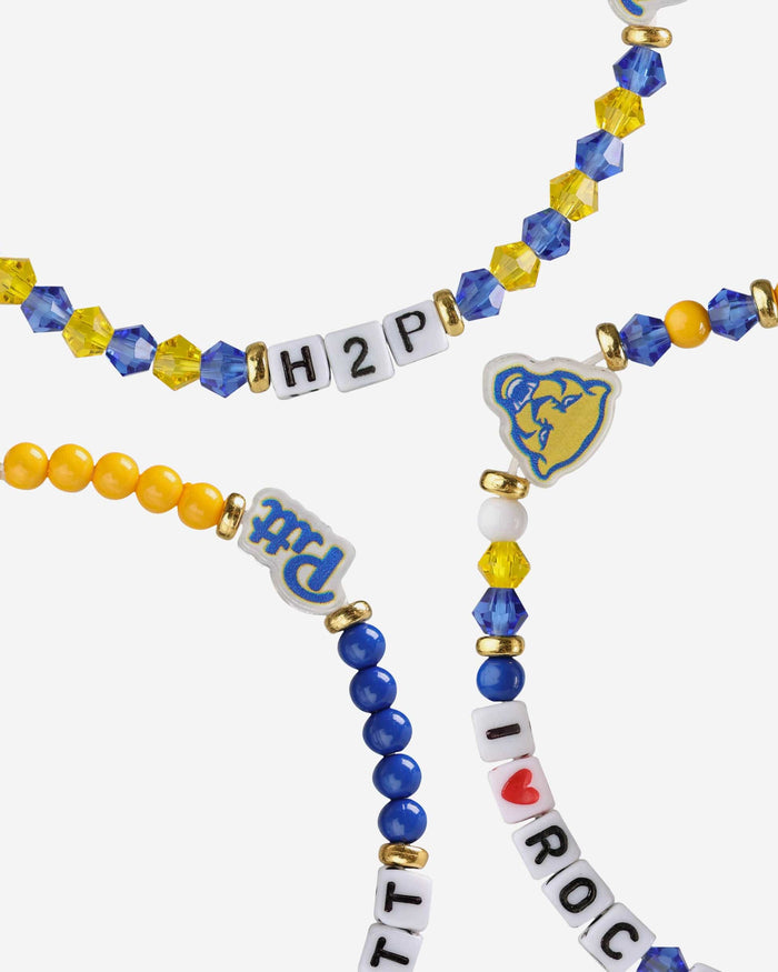 Pittsburgh Panthers 3 Pack Friendship Bracelet FOCO - FOCO.com
