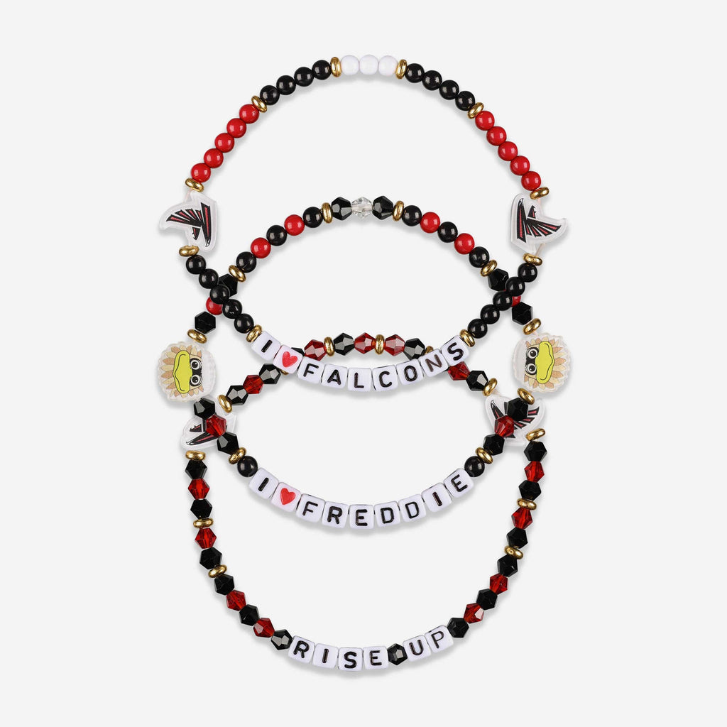 Atlanta Falcons 3 Pack Friendship Bracelet FOCO - FOCO.com