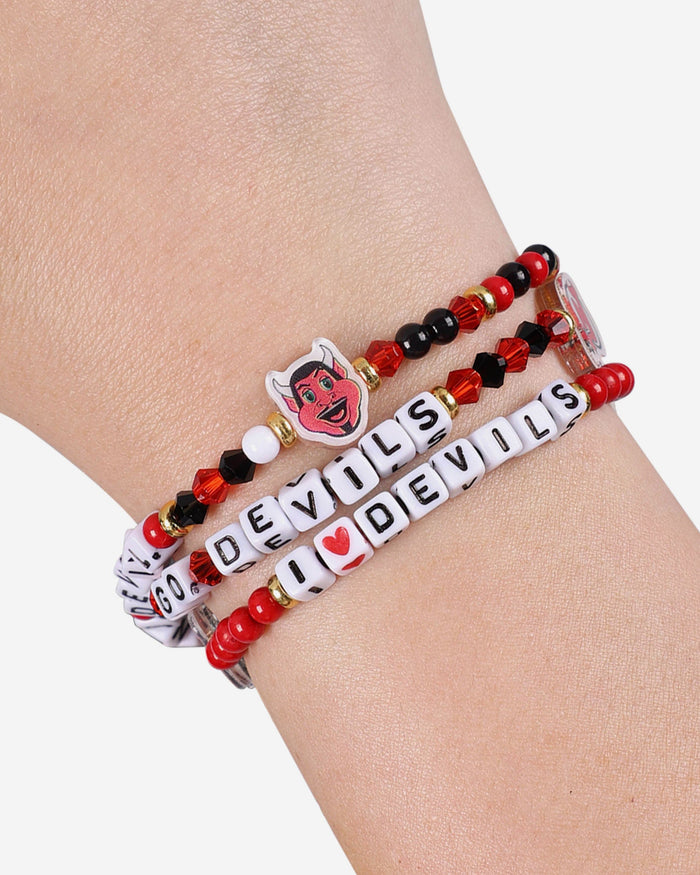 New Jersey Devils 3 Pack Friendship Bracelet FOCO - FOCO.com