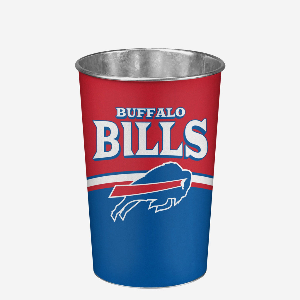 Buffalo Bills Team Stripe Trash Can FOCO - FOCO.com