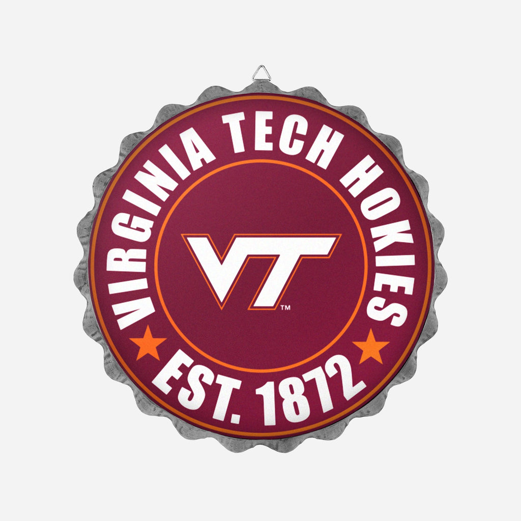 Virginia Tech Hokies Bottle Cap Wall Sign FOCO - FOCO.com