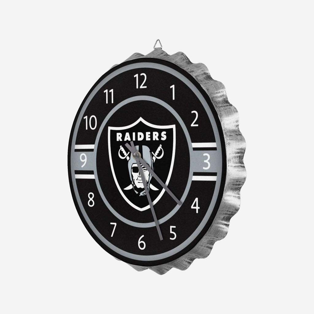 Las Vegas Raiders Original Bottle Cap Wall Clock FOCO - FOCO.com