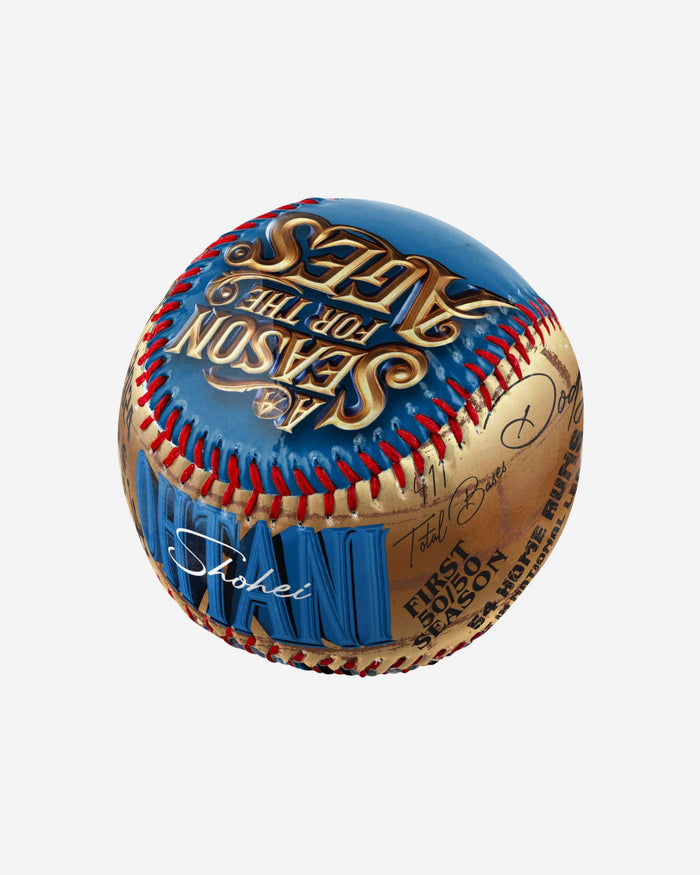 Shohei Ohtani Los Angeles Dodgers a Season for the Ages Commemorative Baseball FOCO - FOCO.com