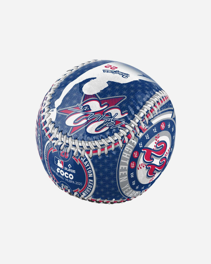 Clayton Kershaw Los Angeles Dodgers Retirement Image Baseball FOCO - FOCO.com