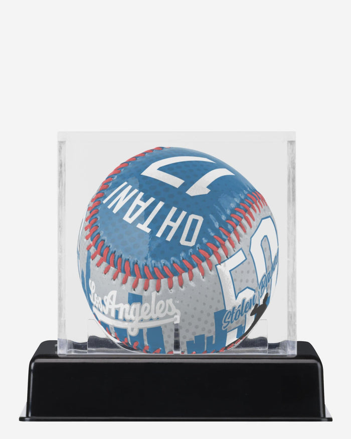 Shohei Ohtani Los Angeles Dodgers 50 Home Runs & 50 Stolen Bases City Skyline Baseball FOCO - FOCO.com