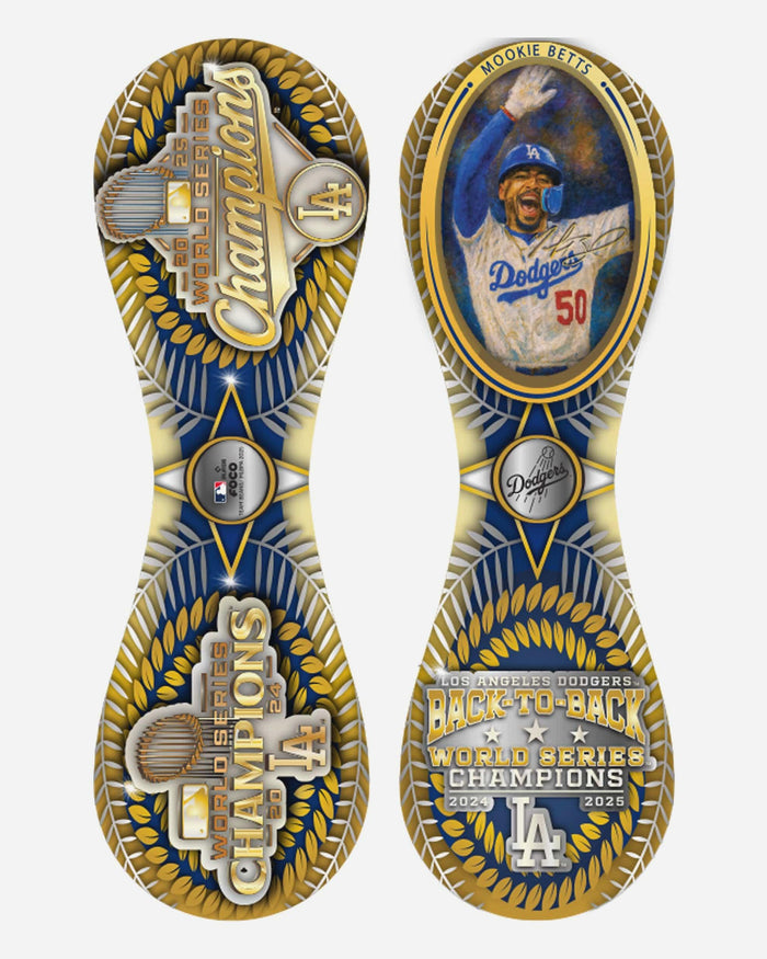 Mookie Betts Los Angeles Dodgers 2025 Back To Back World Series Champions Team Baseball FOCO - FOCO.com