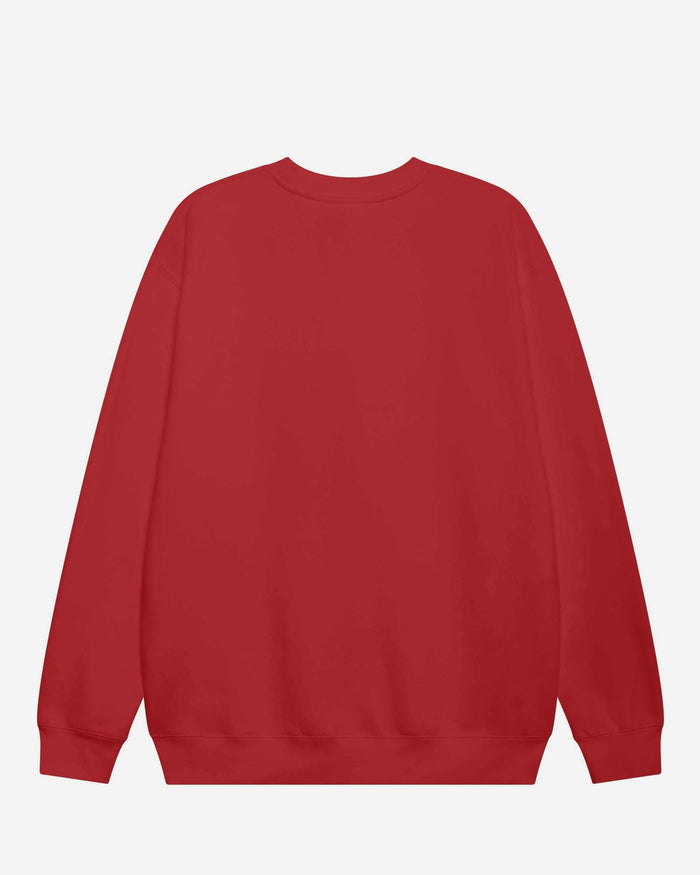Texas Rangers 2024 Alternate Logo Crew Neck Sweatshirt FOCO Red S - FOCO.com