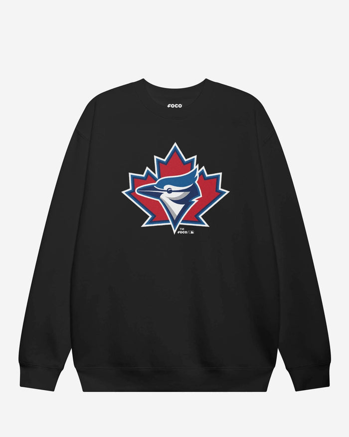 Toronto Blue Jays 1997 Alternate Logo Crew Neck Sweatshirt FOCO Black S - FOCO.com