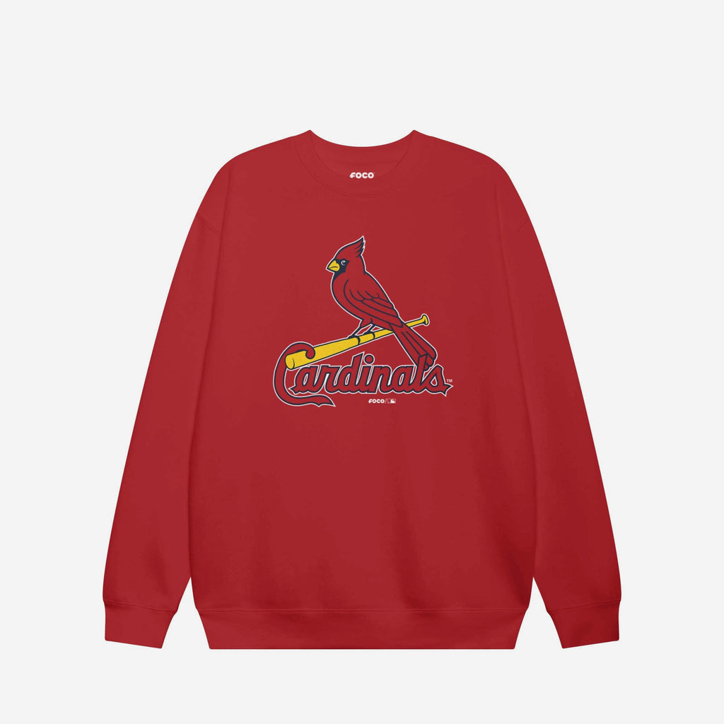 St Louis Cardinals Alternate Logo Crew Neck Sweatshirt FOCO Red S - FOCO.com