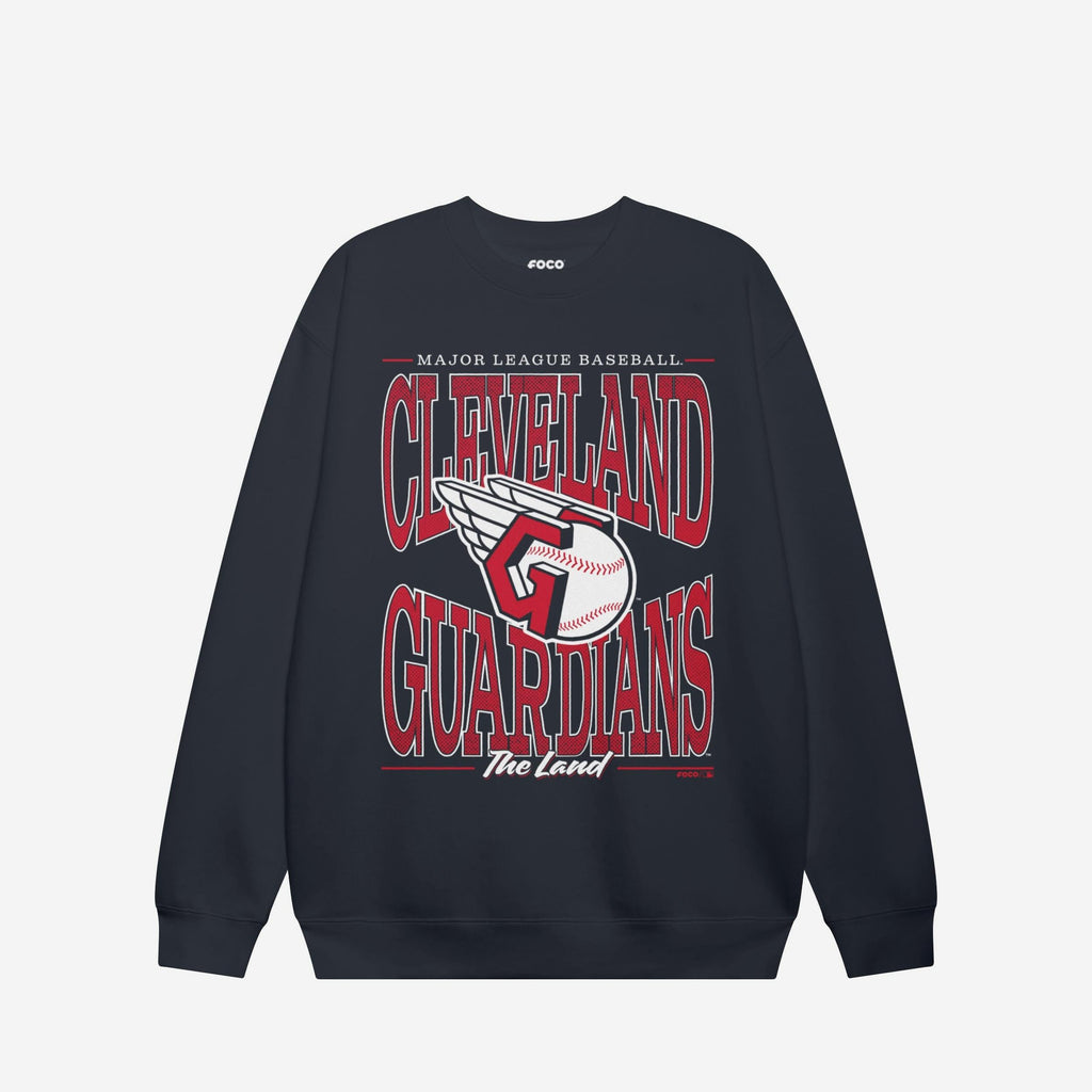 Cleveland Guardians Diamond Dynasty Crew Neck Sweatshirt FOCO S - FOCO.com