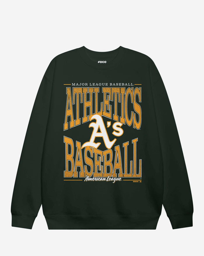 Athletics Diamond Dynasty Crew Neck Sweatshirt FOCO S - FOCO.com
