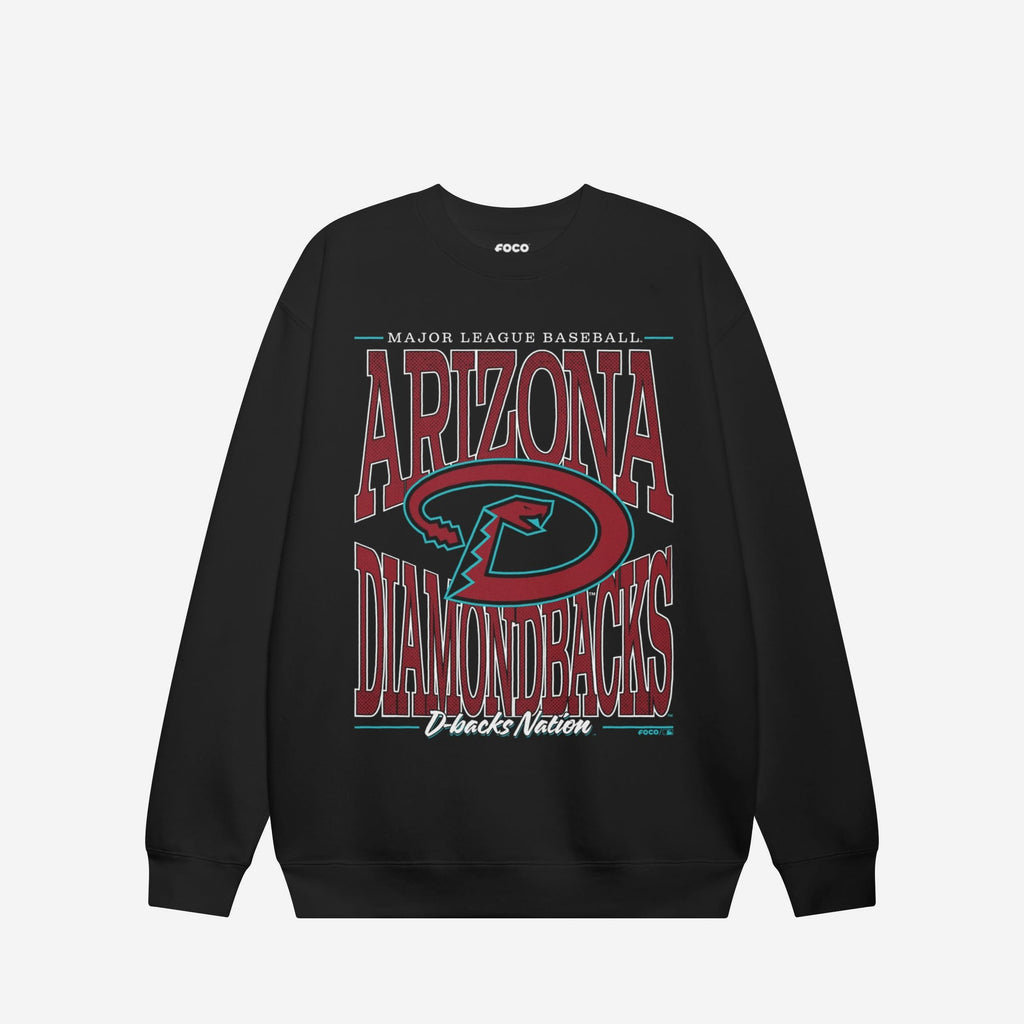 Arizona Diamondbacks Diamond Dynasty Crew Neck Sweatshirt FOCO S - FOCO.com