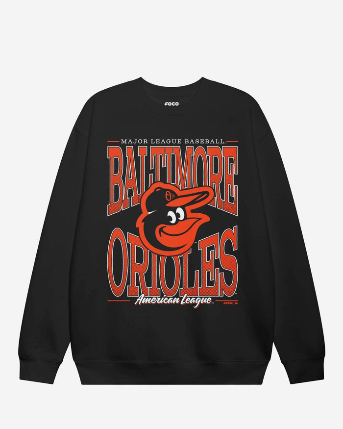 Baltimore Orioles Diamond Dynasty Crew Neck Sweatshirt FOCO S - FOCO.com