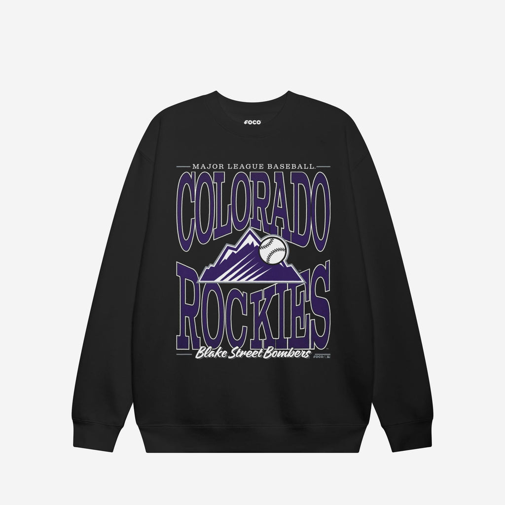Colorado Rockies Diamond Dynasty Crew Neck Sweatshirt FOCO S - FOCO.com
