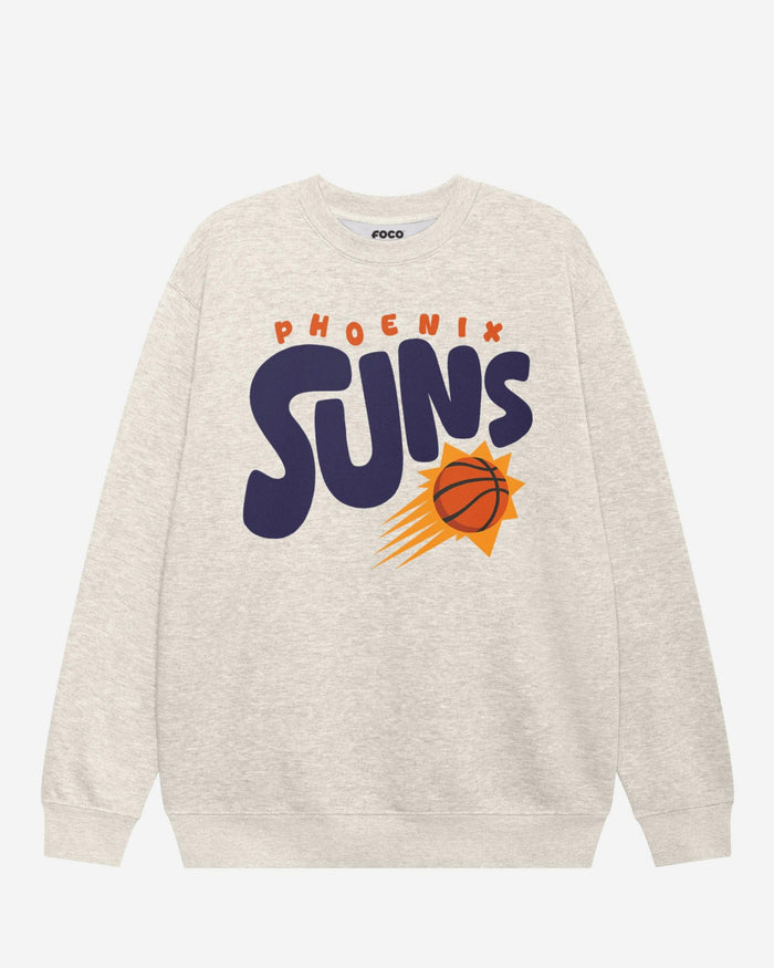 Phoenix Suns Bubble Crew Neck Sweatshirt FOCO S - FOCO.com