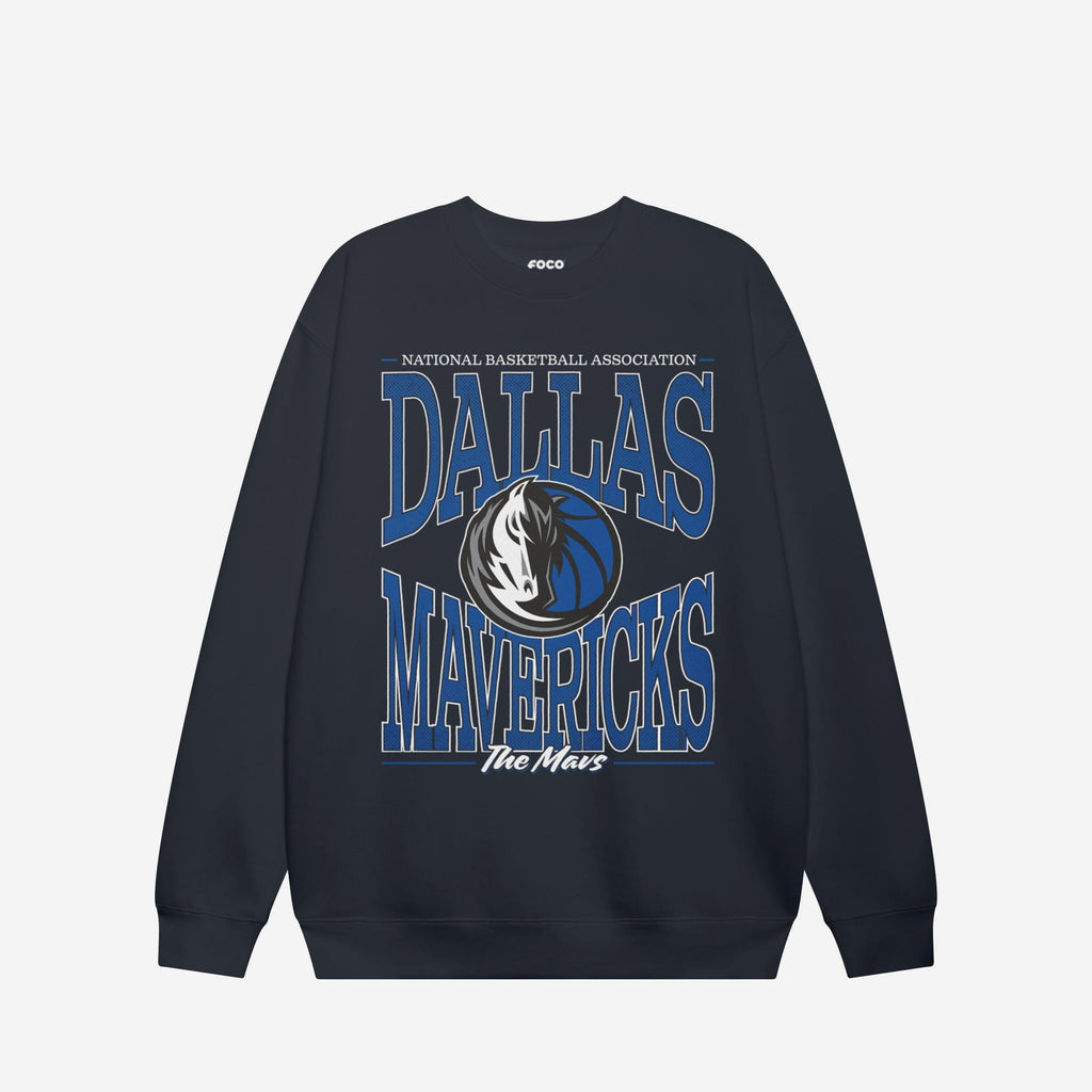Dallas Mavericks Diamond Dynasty Crew Neck Sweatshirt FOCO S - FOCO.com