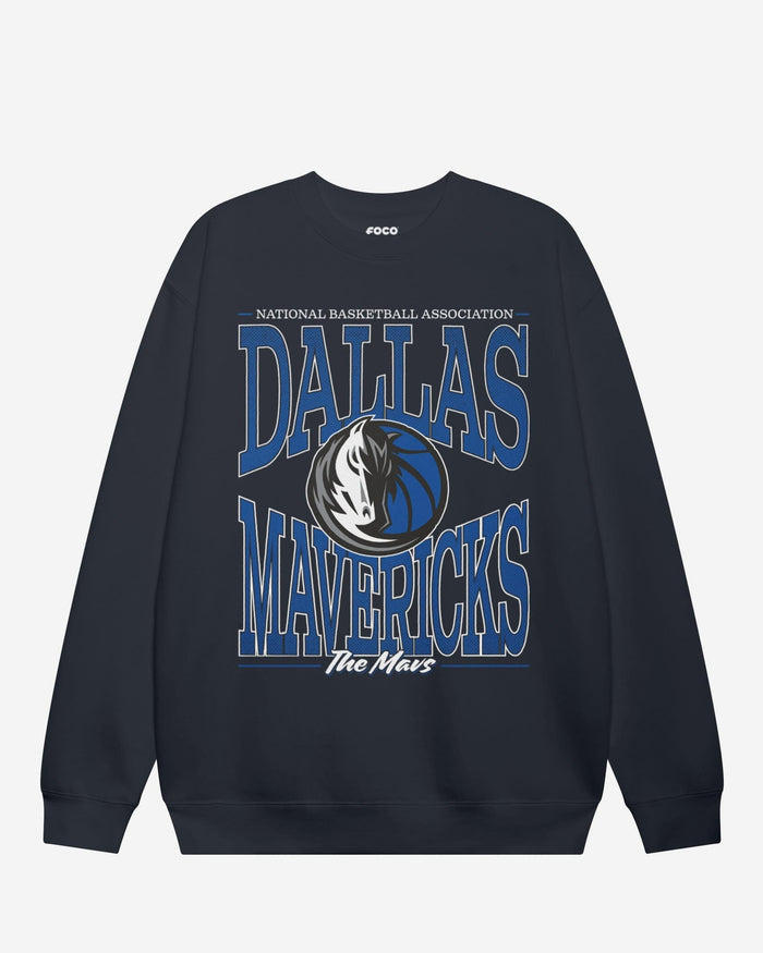 Dallas Mavericks Diamond Dynasty Crew Neck Sweatshirt FOCO S - FOCO.com