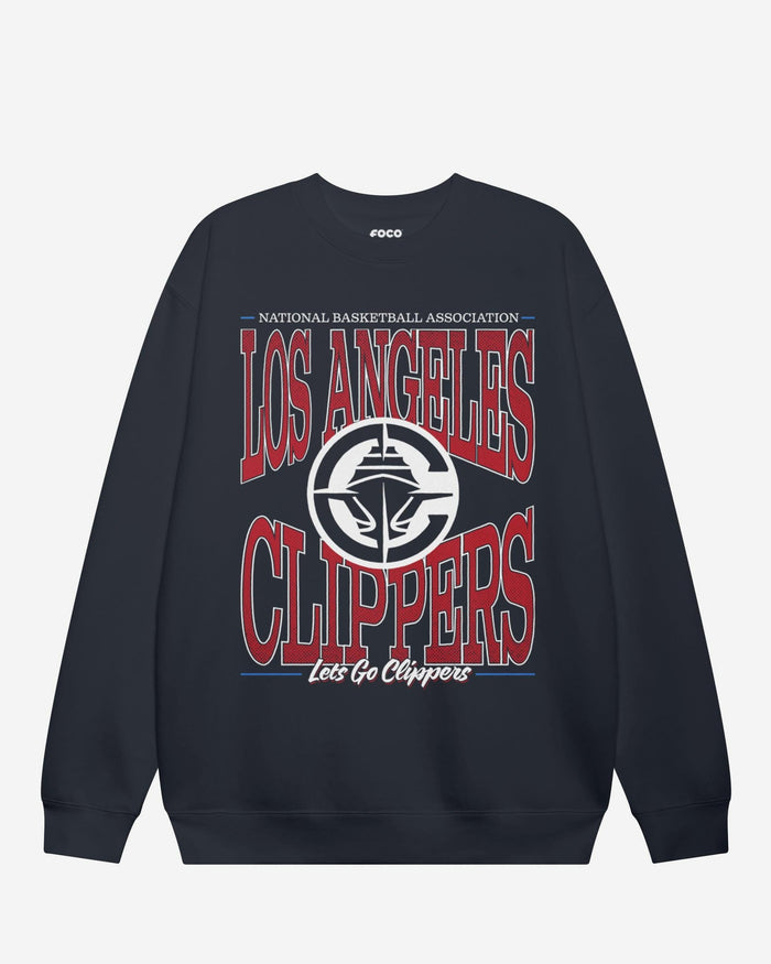 Los Angeles Clippers Diamond Dynasty Crew Neck Sweatshirt FOCO S - FOCO.com