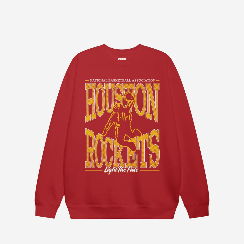 Houston Rockets Diamond Dynasty Crew Neck Sweatshirt FOCO S - FOCO.com