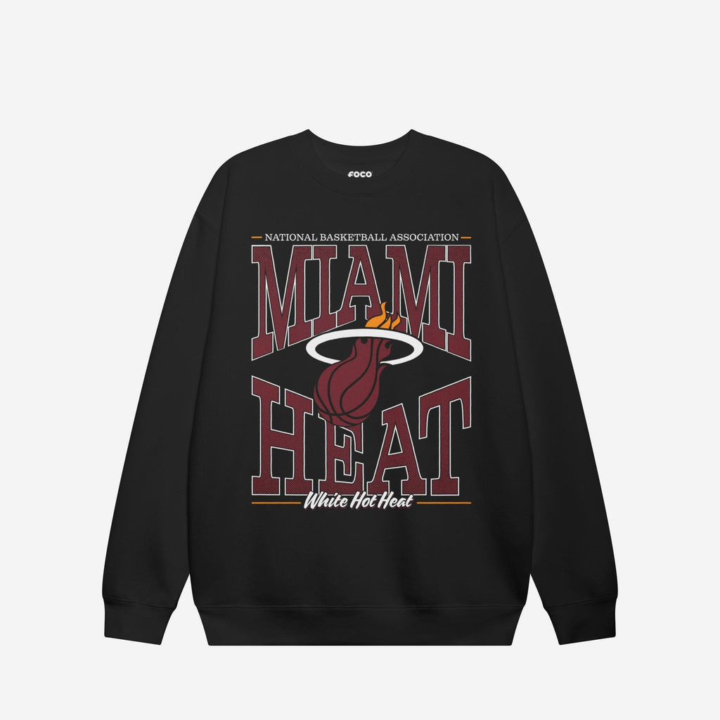 Miami Heat Diamond Dynasty Crew Neck Sweatshirt FOCO S - FOCO.com
