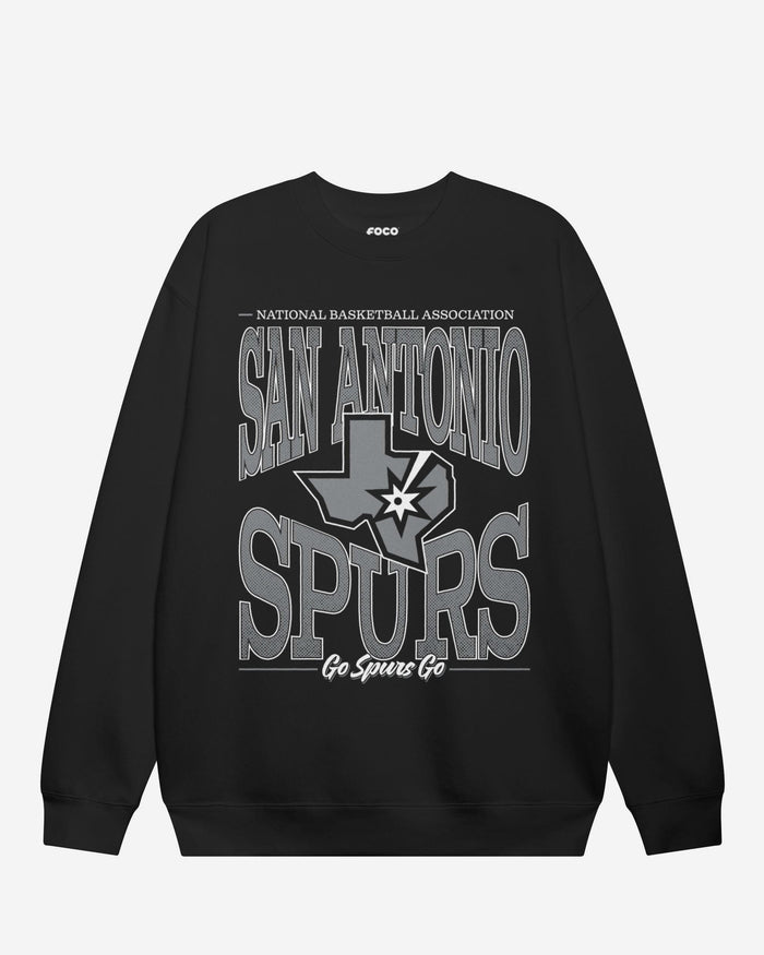 San Antonio Spurs Diamond Dynasty Crew Neck Sweatshirt FOCO S - FOCO.com