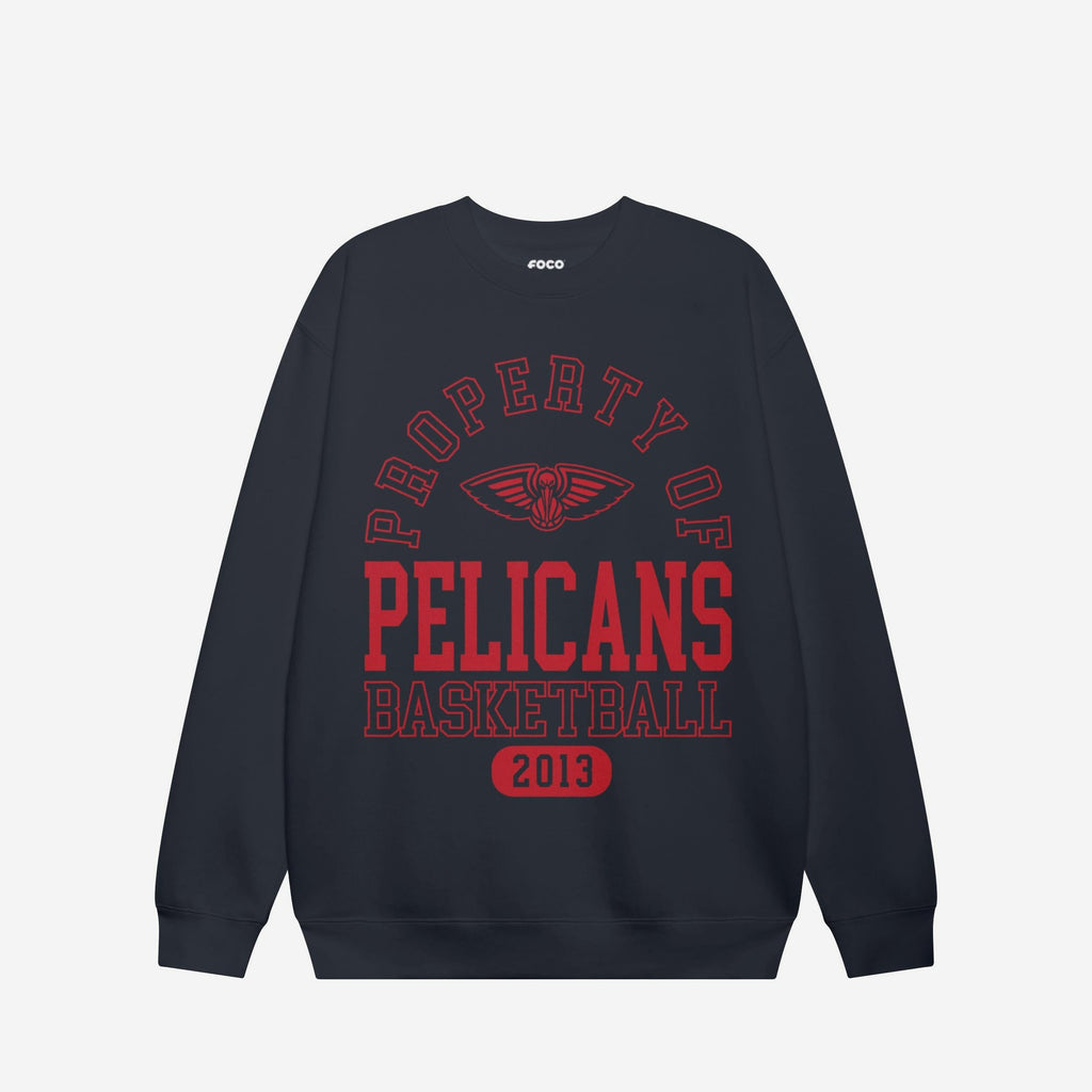 New Orleans Pelicans Property Of Crew Neck Sweatshirt FOCO S - FOCO.com