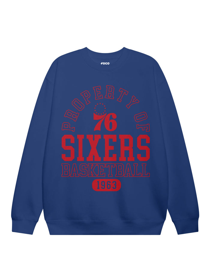 Philadelphia 76ers Property Of Crew Neck Sweatshirt