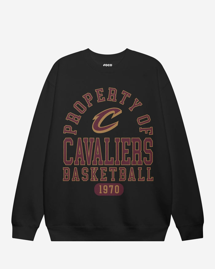 Cleveland Cavaliers Property Of Crew Neck Sweatshirt FOCO S - FOCO.com