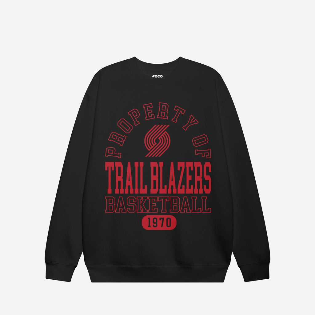 Portland Trail Blazers Property Of Crew Neck Sweatshirt FOCO S - FOCO.com