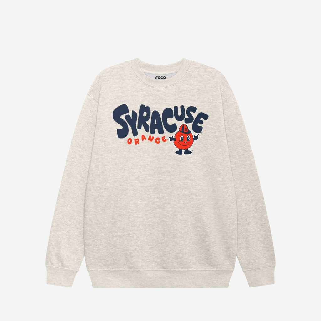 Syracuse Orange Bubble Crew Neck Sweatshirt FOCO S - FOCO.com