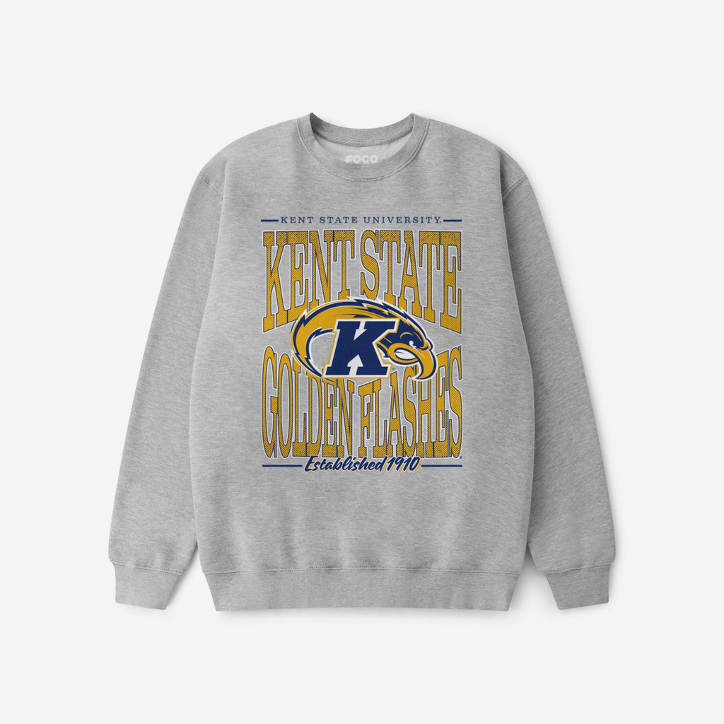 Kent State Golden Flashes Diamond Dynasty Crew Neck Sweatshirt FOCO S - FOCO.com